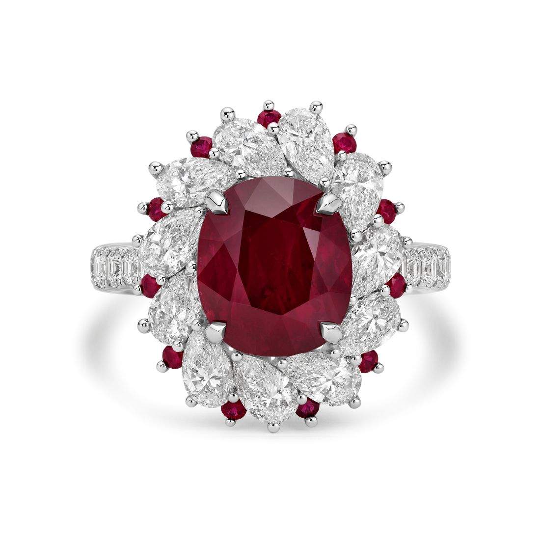 18kt Gold Ruby & Diamond Ring