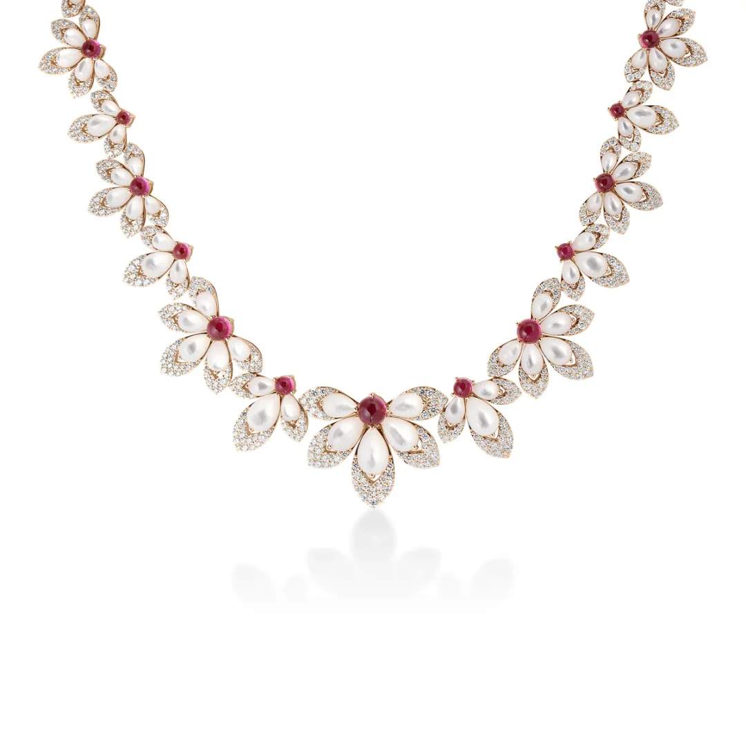 18kt Gold Roberto Coin Tiare' Collar Necklace