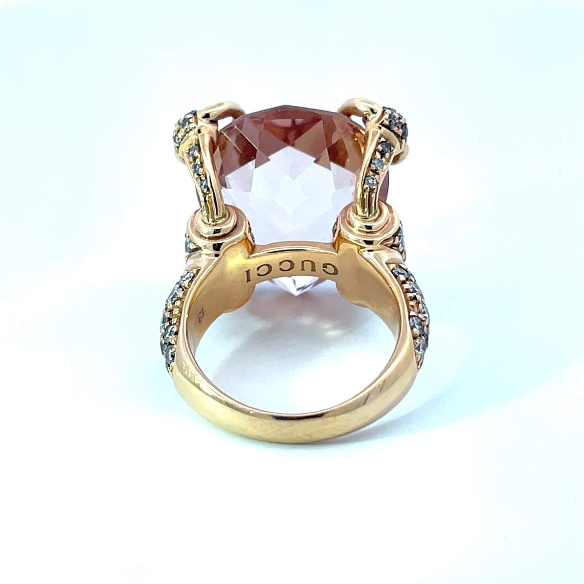 18kt Gold Gucci Horsebit Ring