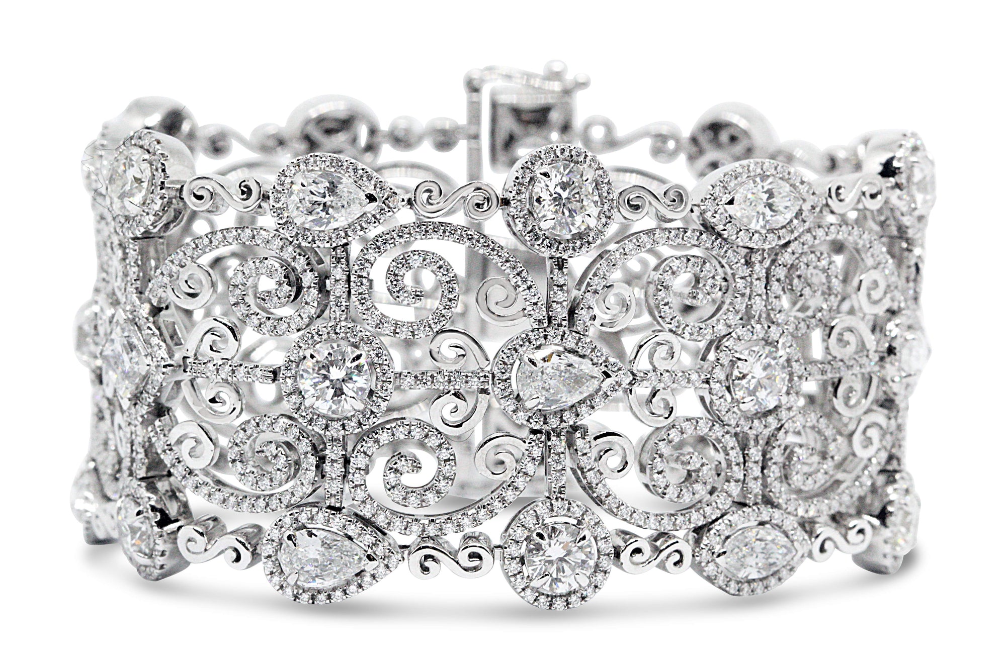18kt White Gold Diamond Bracelet