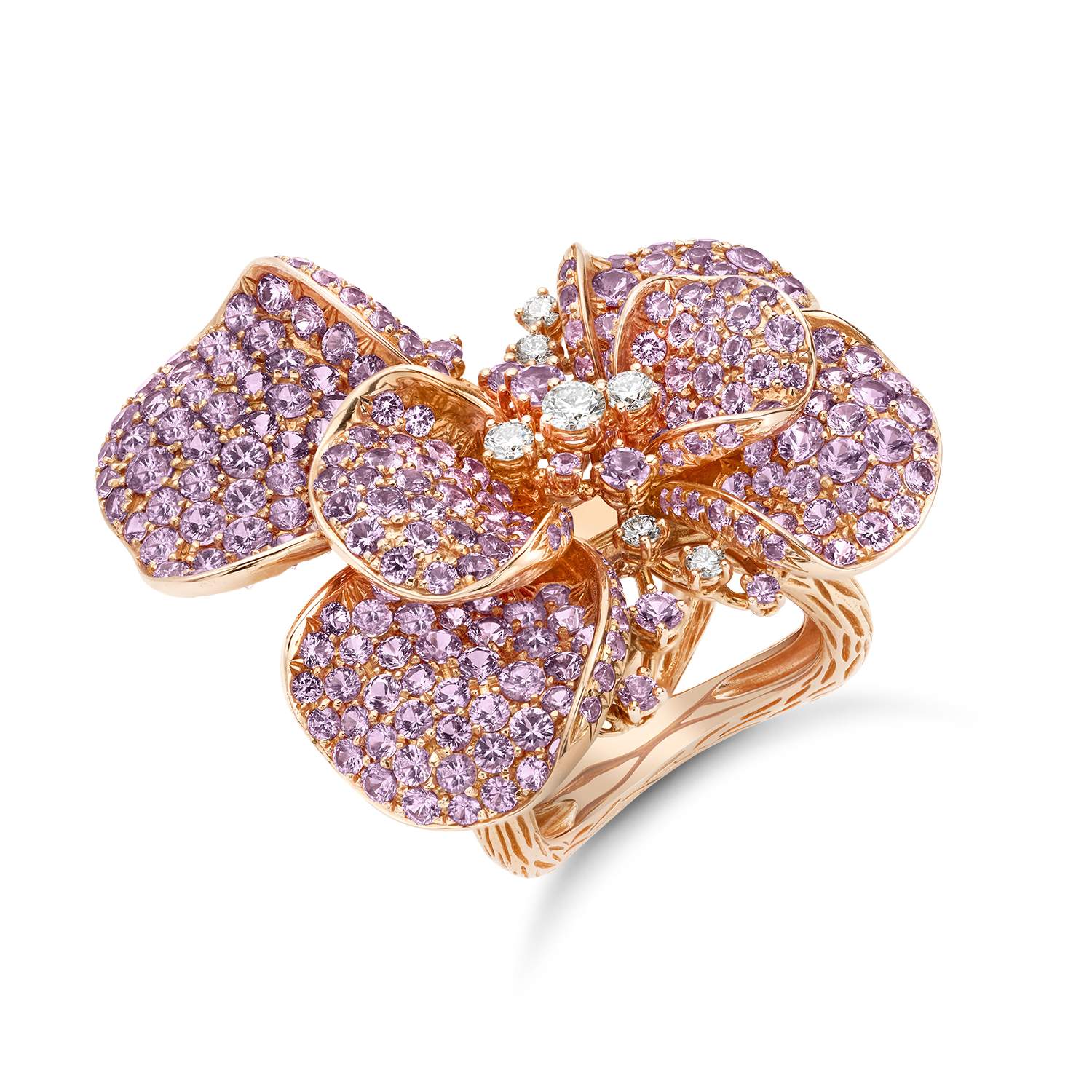 18kt Gold Sapphire & Diamond Ring