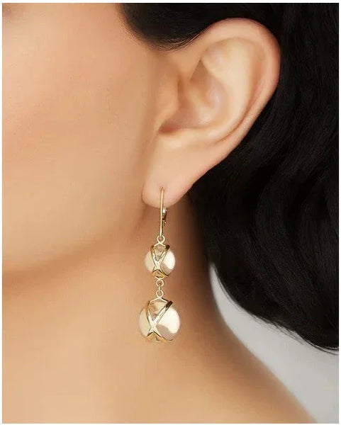 Prisma Crystal Quartz Double Earrings - Provident Jewelry