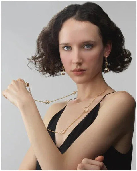 Prisma S/M Crystal Quartz Luxe Chain Necklace- 37