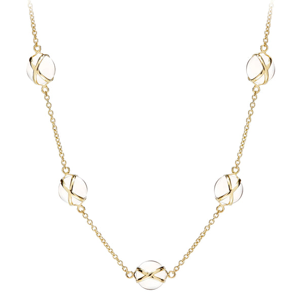 Prisma Small Crystal Quartz Classic Chain Necklace - Provident Jewelry