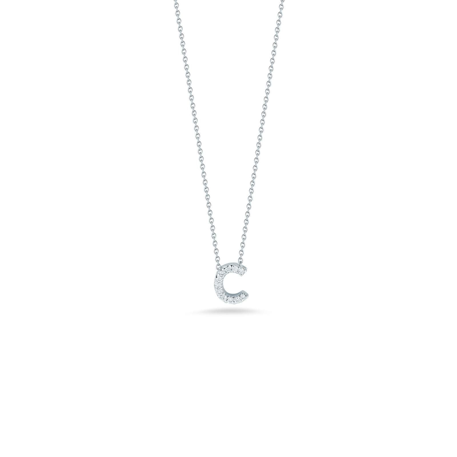 Roberto Coin Love Letter "C" Initial Necklace