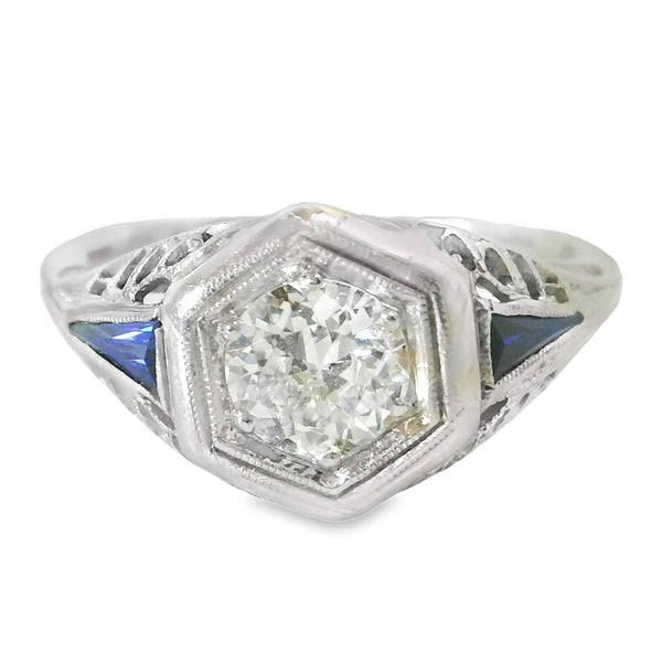 Diamond & Sapphire Ring