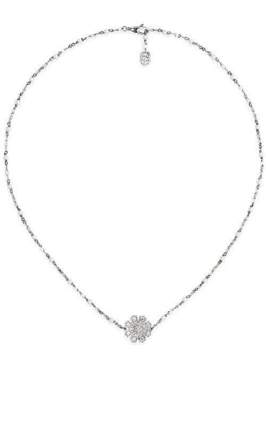 18KT WG GUCCI FLORA NECKLACE