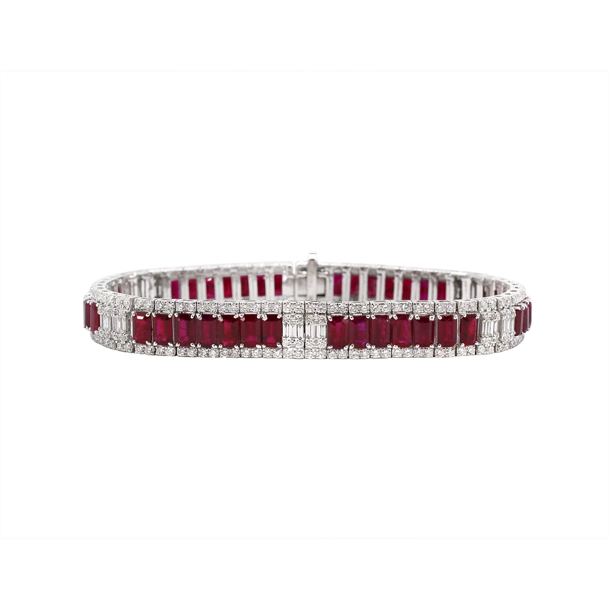 RUBY AND DIAMOND BRACELET