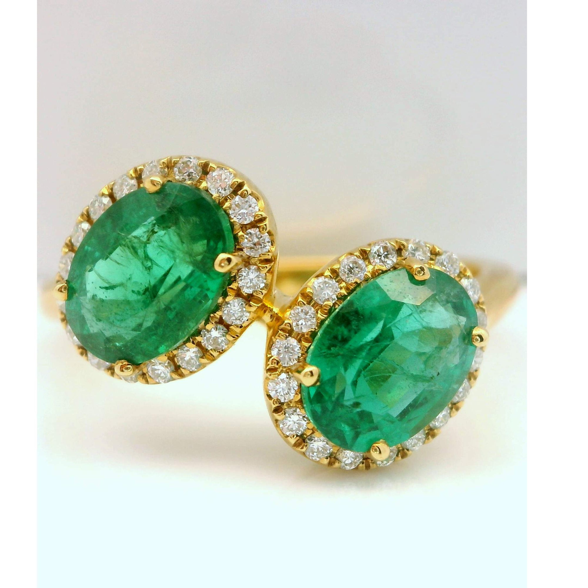 Emerald & Diamond Ring
