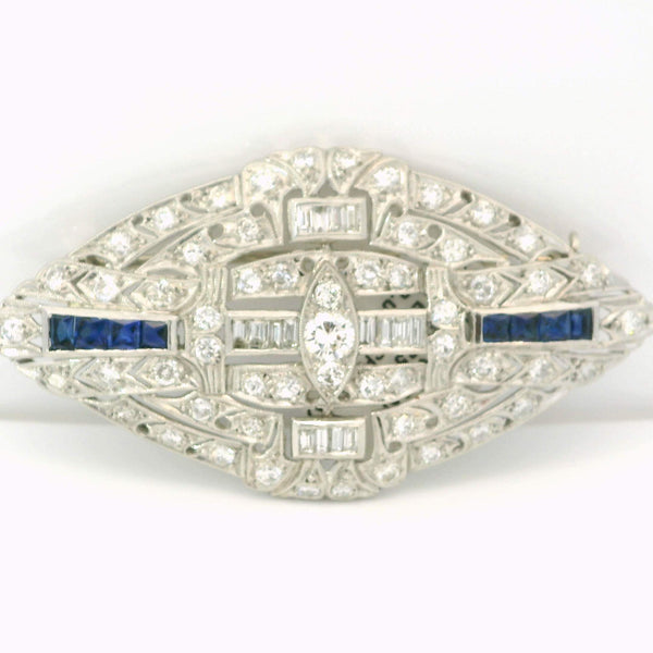 Vintage Sapphire Brooch