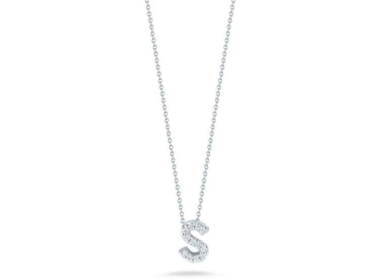 Roberto Coin Love Letter "S" Necklace