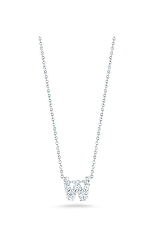 Roberto Coin Love Letter "W" Necklace