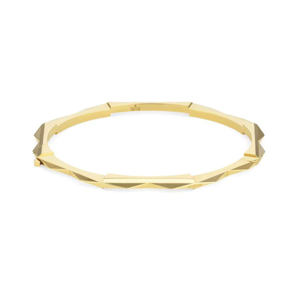 18KT YG GUCCI LINK TO LOVE STUD BRACELET