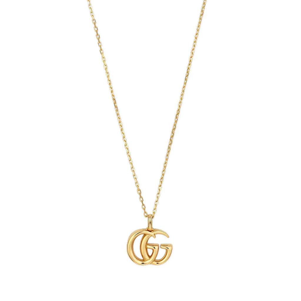 18KT YG GUCCI RUNNING G NECKLACE