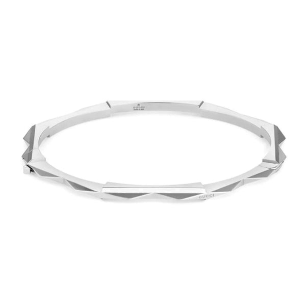 18KT WG GUCCI LINK TO LOVE STUD BRACELET