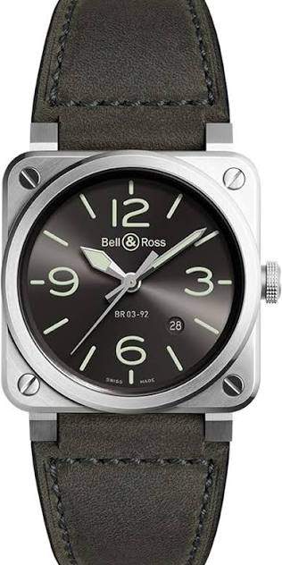 Bell & Ross BR-03 Grey Lum BR0392-GC3-ST/SCA
