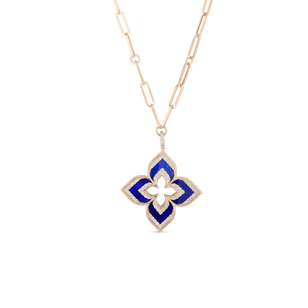 Roberto Coin Venetian Princess Lapis Necklace