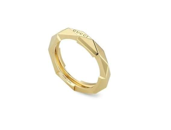 18KT YG GUCCI LINK TO LOVE RING