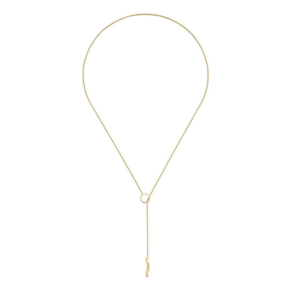 18KT YG GUCCI LINK TO LOVE LARIAT NECKLACE Provident Jewelery