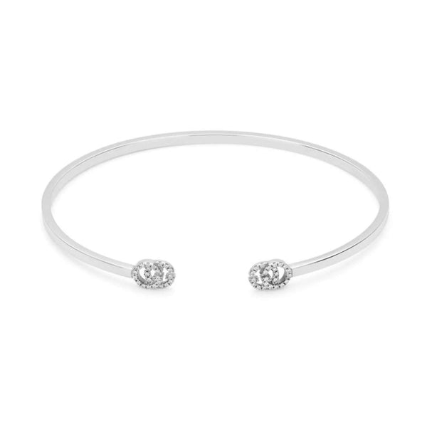 18KT WG GUCCI RUNNING G BANGLE BRACELET