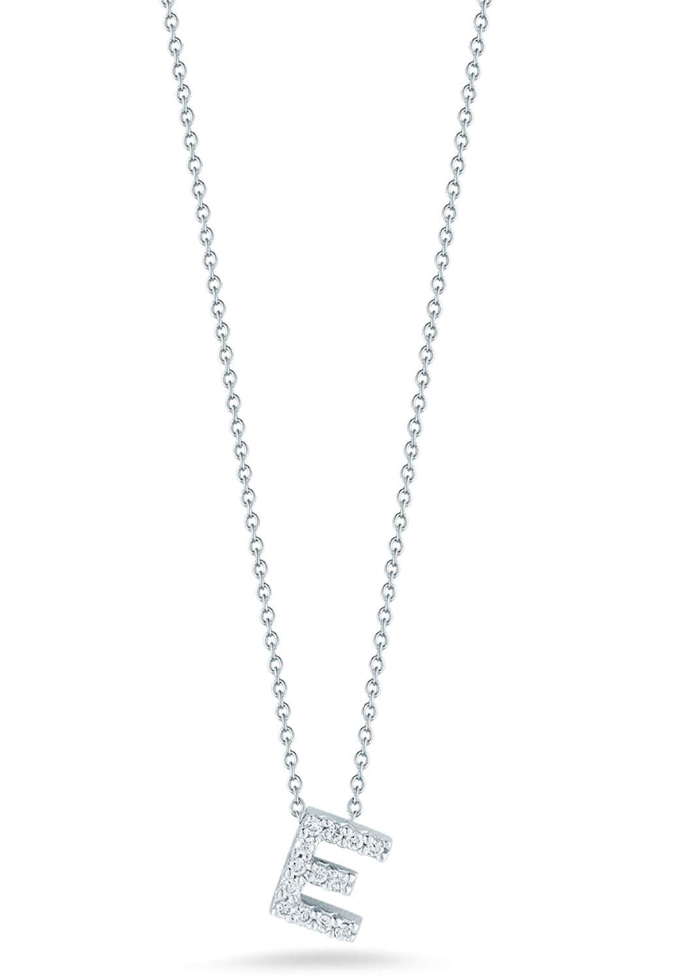 Roberto Coin Love Letter "E" Necklace