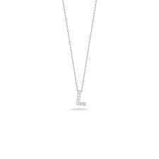 Roberto Coin Love Letter "L" Necklace