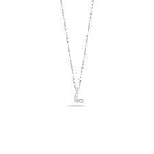 Roberto Coin Love Letter "L" Necklace
