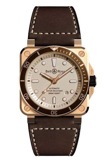 Bell & Ross BR03-92 Bronze Diver BR0392-D-WH-BR/SCA