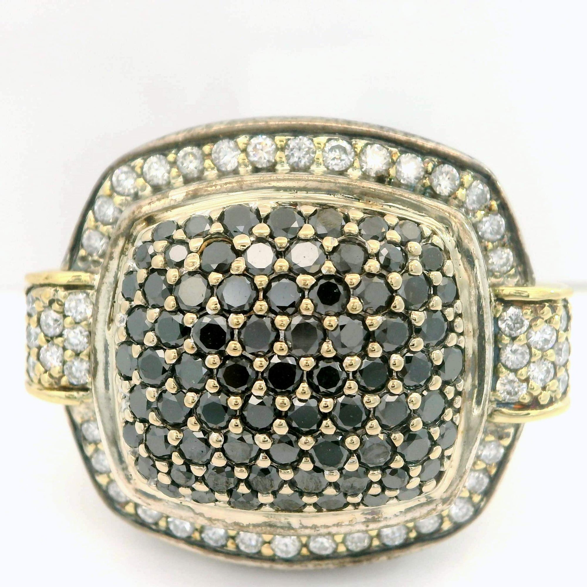 Lagos Black & White Diamond Ring
