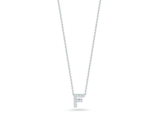 Roberto Coin Love Letter "F" Necklace