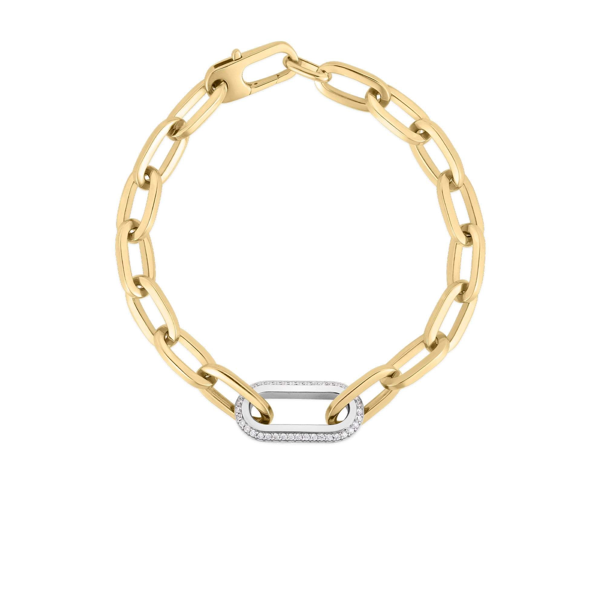 Roberto Coin Oro Classic Link Bracelet