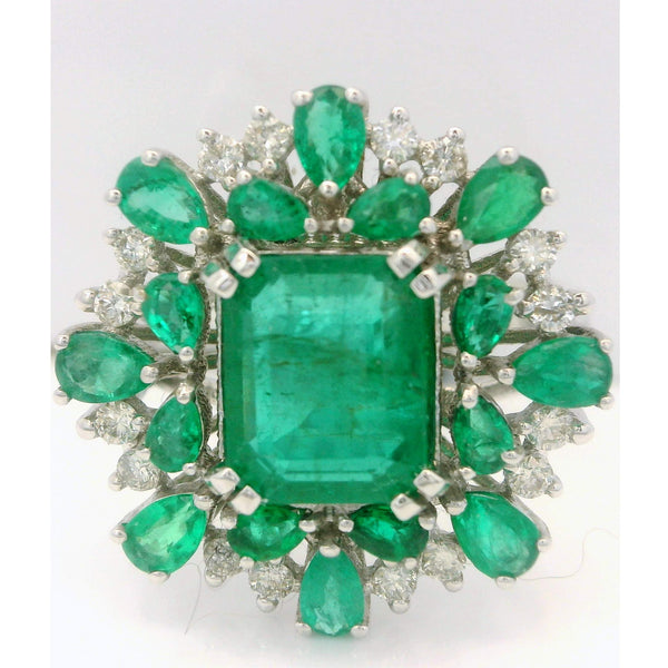 Emerald & Diamond Ring