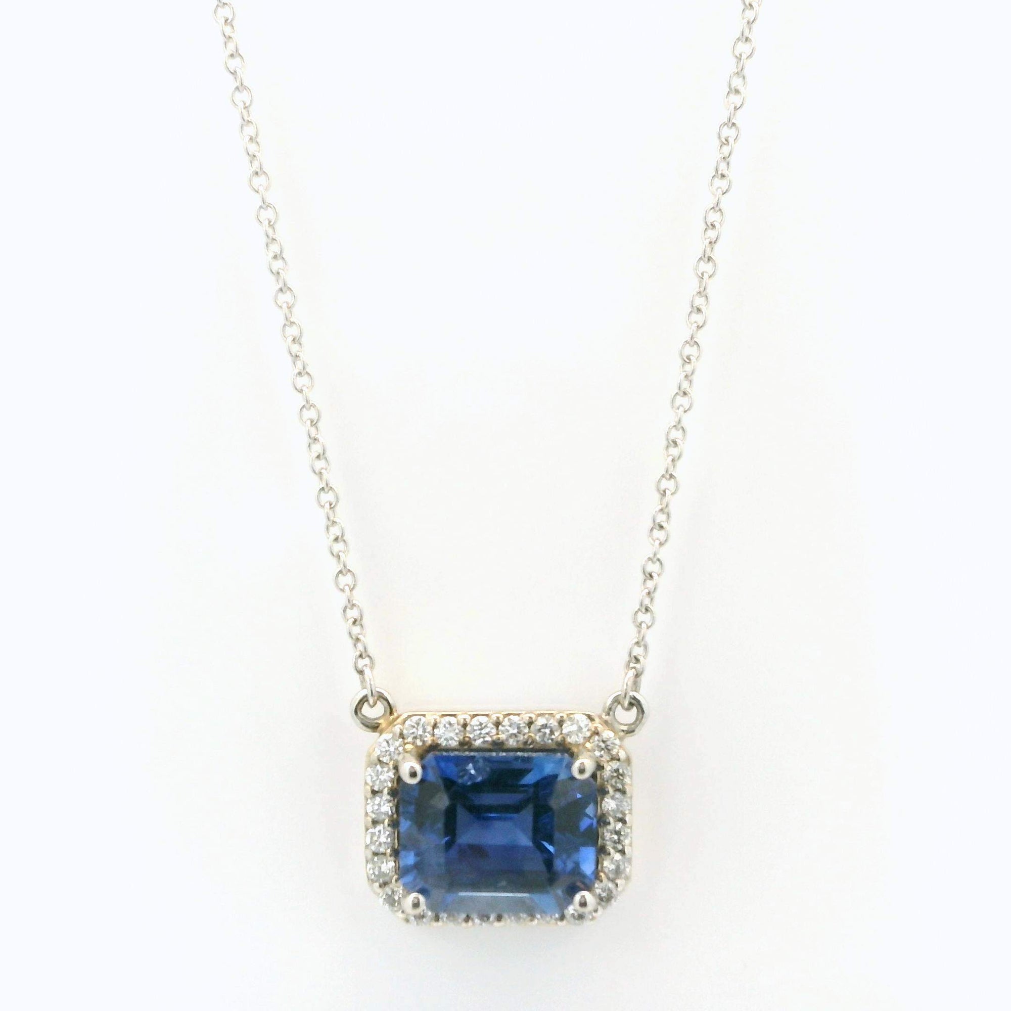Sapphire & Diamond Necklace