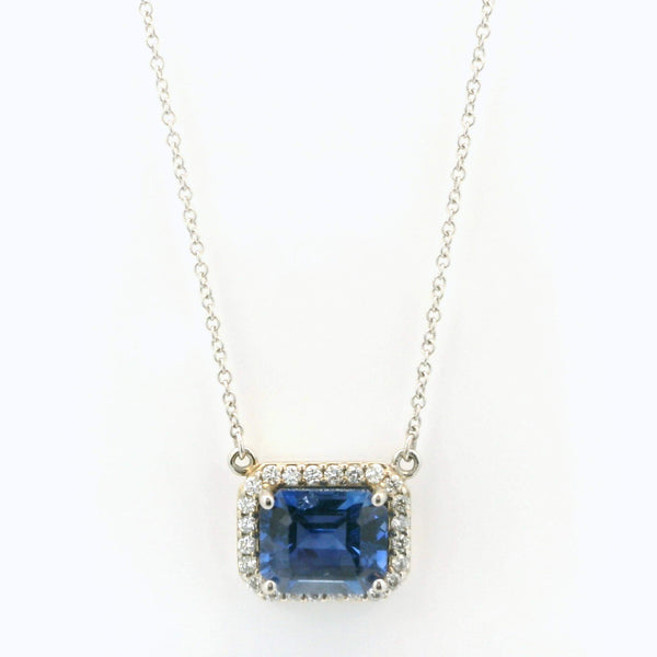 Sapphire & Diamond Necklace