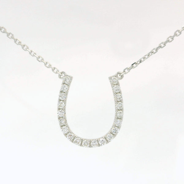 Diamond Horseshoe Necklace Provident Jewelery