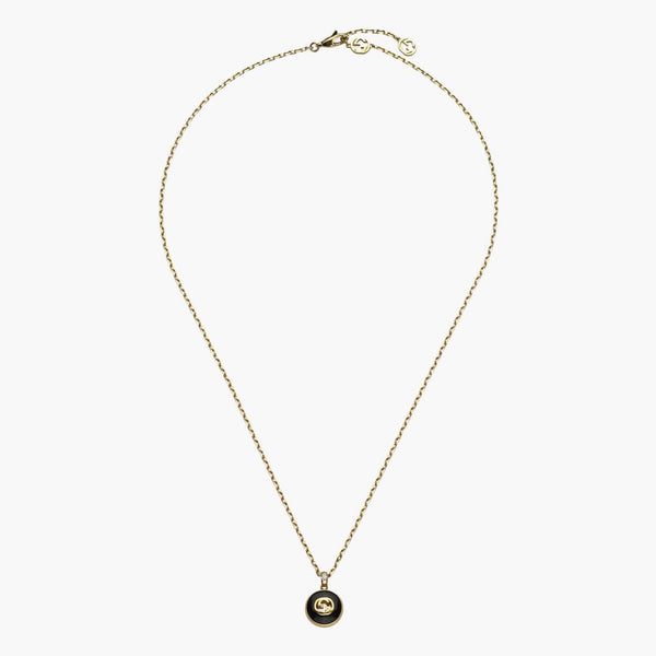 18KT YG GUCCI INTERLOCKING G NECKLACE
