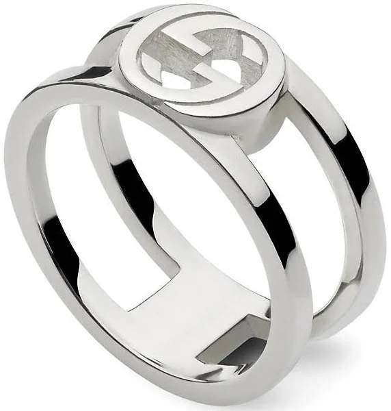 STERLING SILVER GUCCI INTERLOCKING G RING