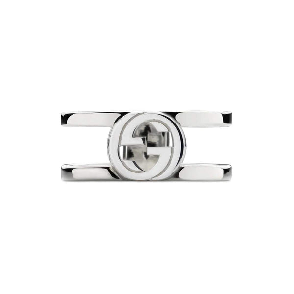 STERLING SILVER GUCCI INTERLOCKING G RING