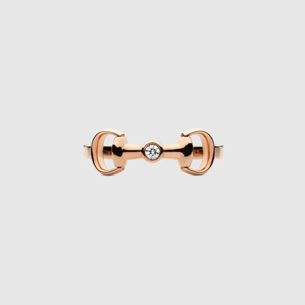 18KT RG GUCCI HORSEBIT RING Provident Jewelery