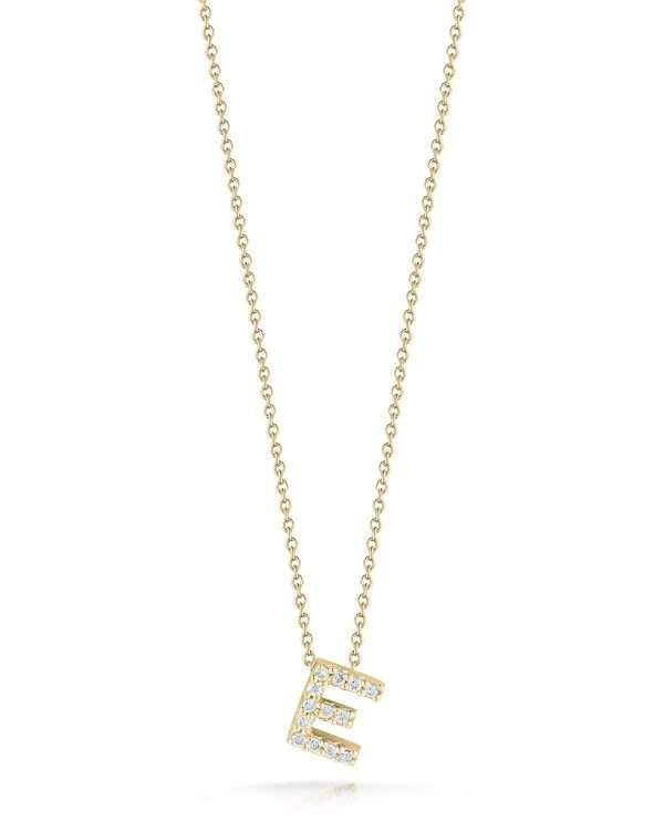 Roberto Coin Love Letter "E" Necklace