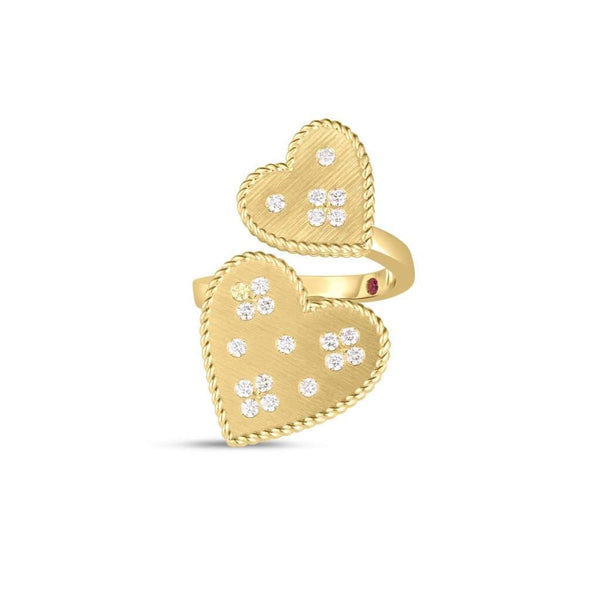 Roberto Coin Double Venetian Princess Heart Ring