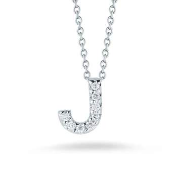 Roberto Coin Love Letter "J" Necklace