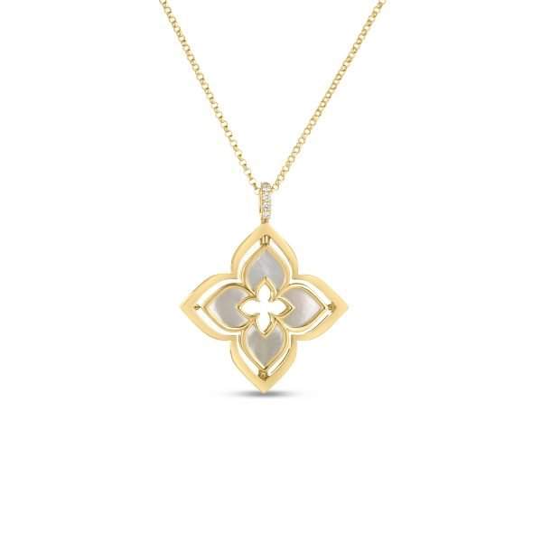 Roberto Coin Venetian Princess Pirouette Mother of Pearl Necklace