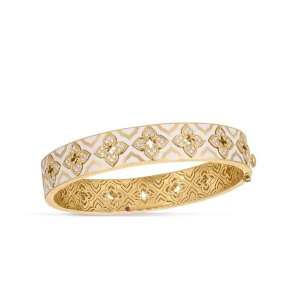 Roberto Coin Venetian Princess White Ceramic Bracelet