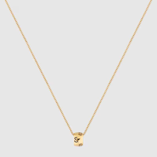 18KT YG GUCCI ICON NECKLACE