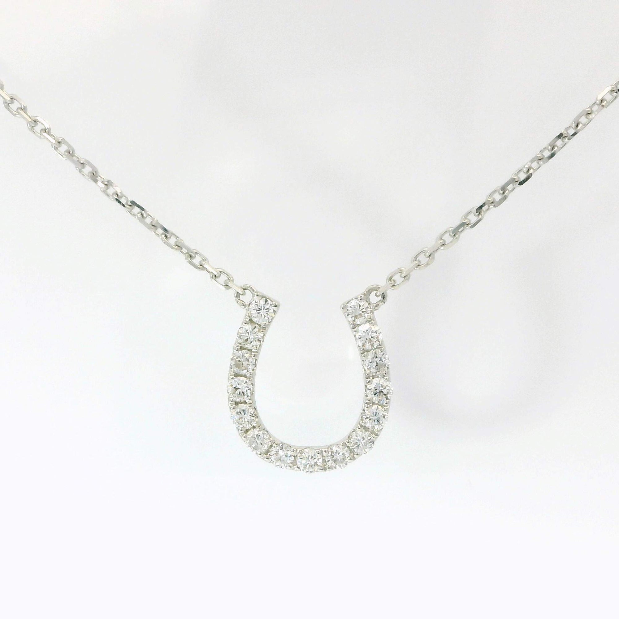 Diamond Horseshoe Necklace