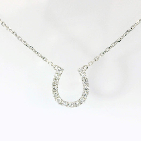 Diamond Horseshoe Necklace