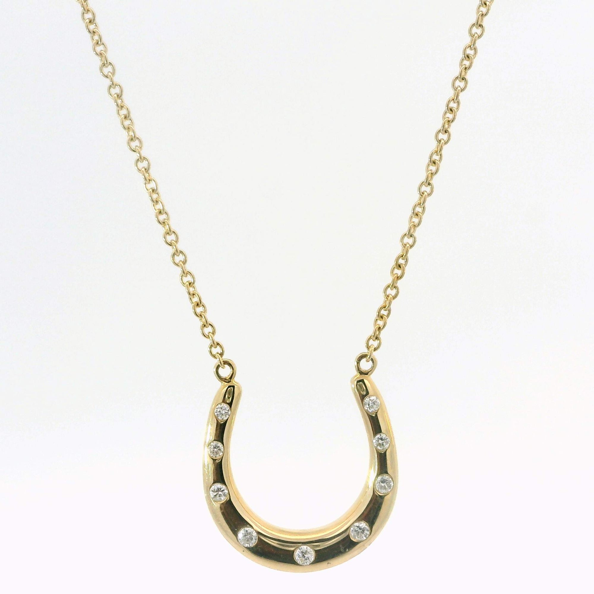 Horseshoe Diamond Necklace