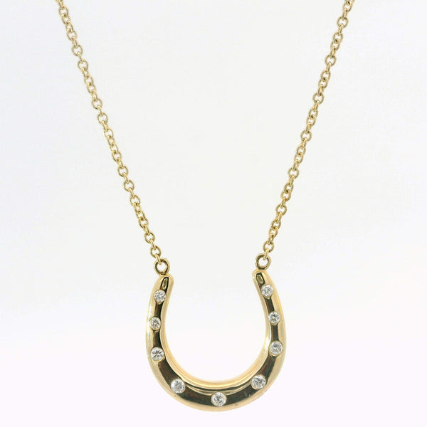 Horseshoe Diamond Necklace