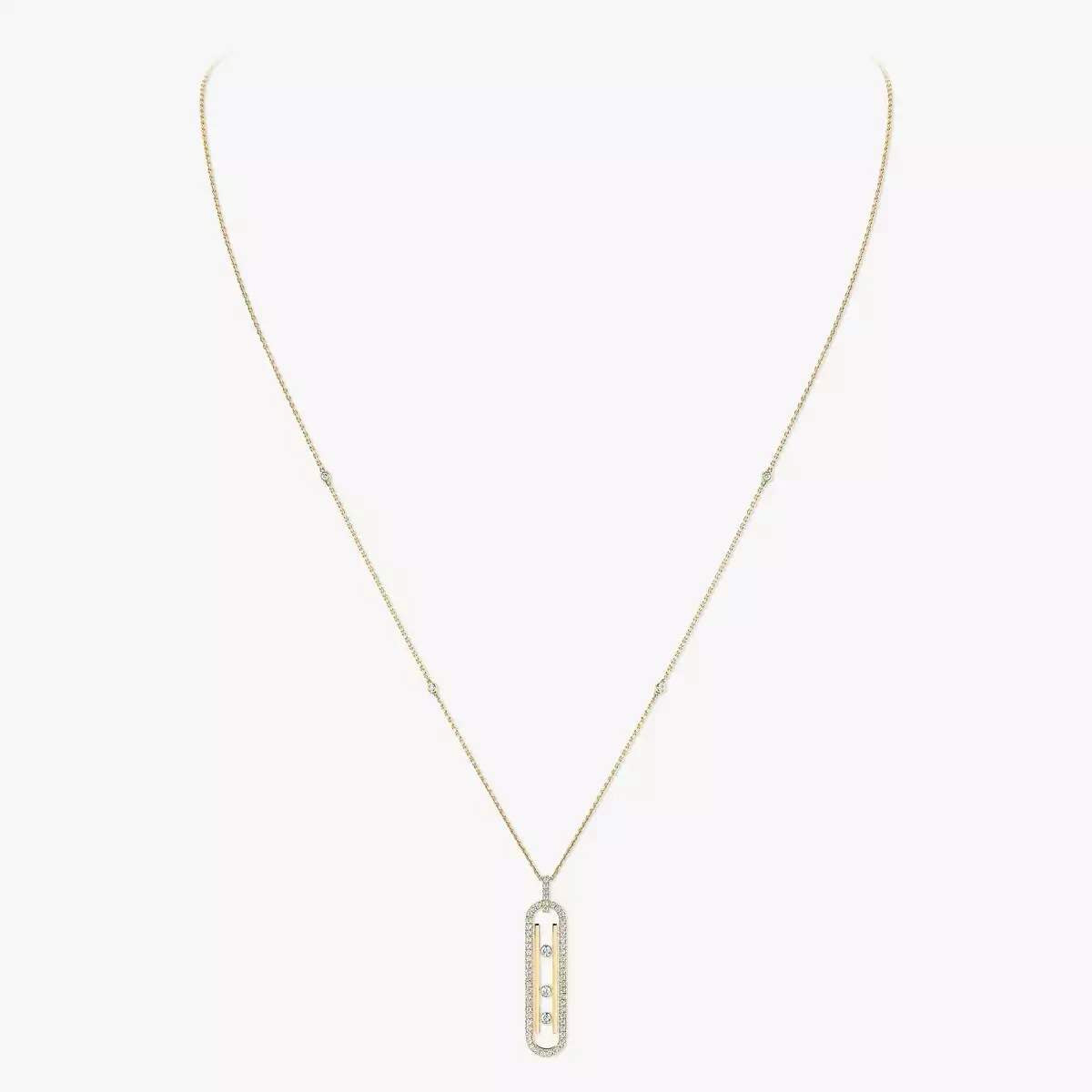 Messika Move 10th Pave Diamond Necklace
